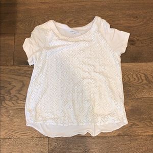 White lace blouse
